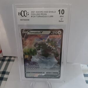 Tornadus V Pokémon Card - Graded 10